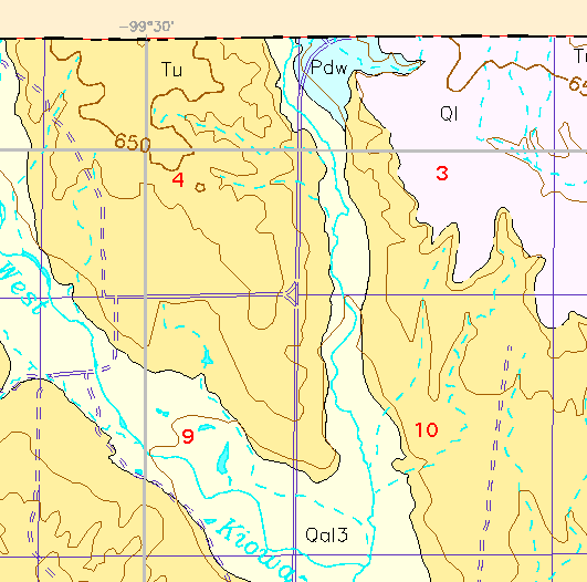 small geologic map