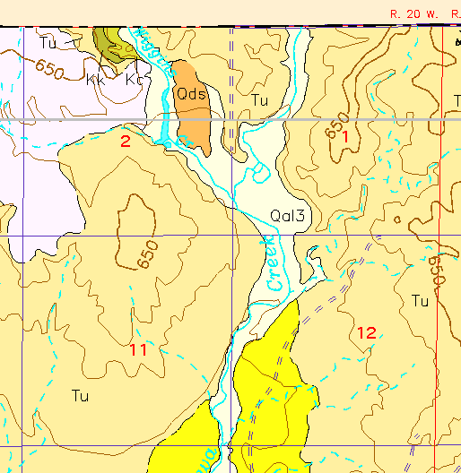 small geologic map