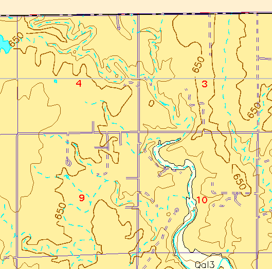 small geologic map