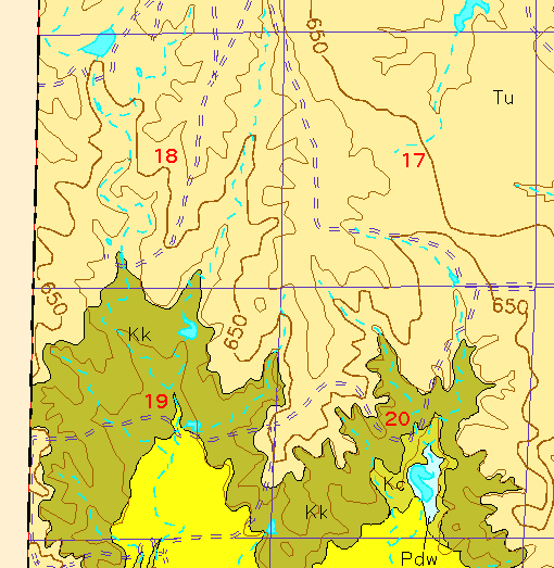 small geologic map