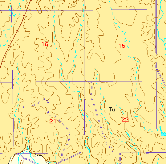 small geologic map