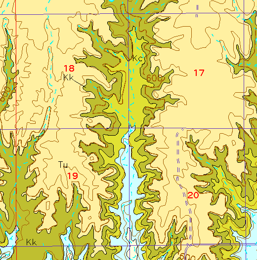 small geologic map