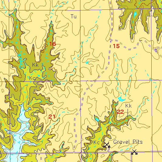 small geologic map