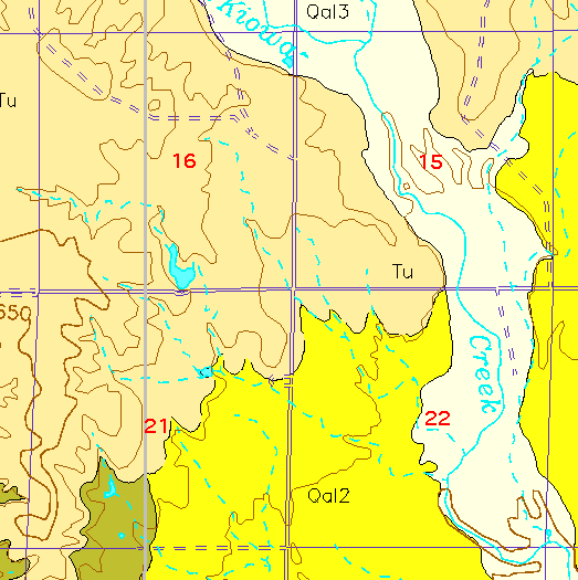 small geologic map