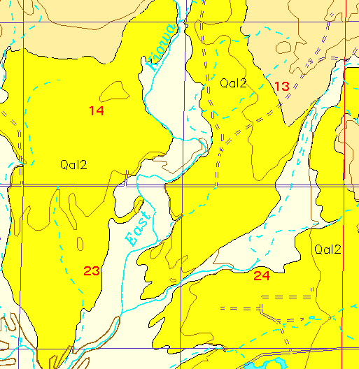 small geologic map