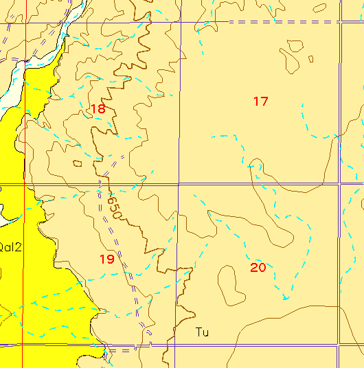 small geologic map