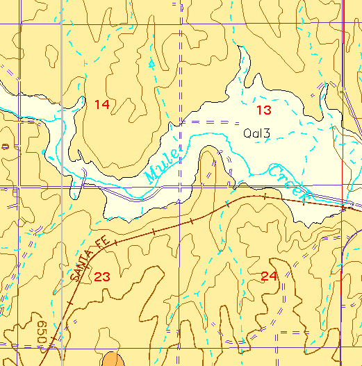 small geologic map