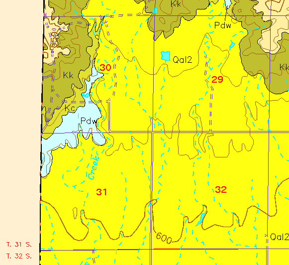 small geologic map