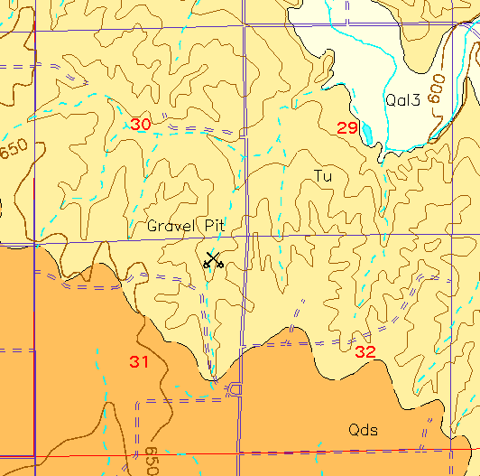 small geologic map