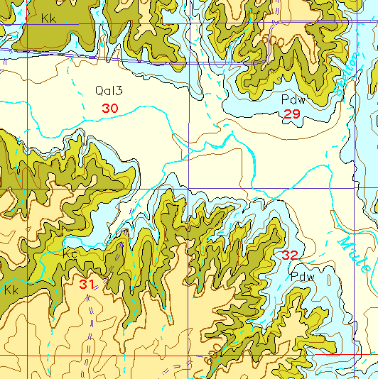 small geologic map