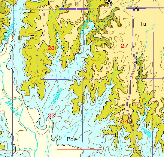 small geologic map