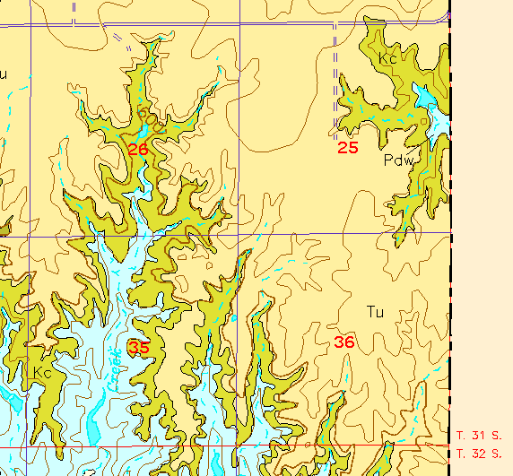 small geologic map