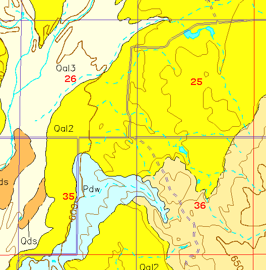 small geologic map