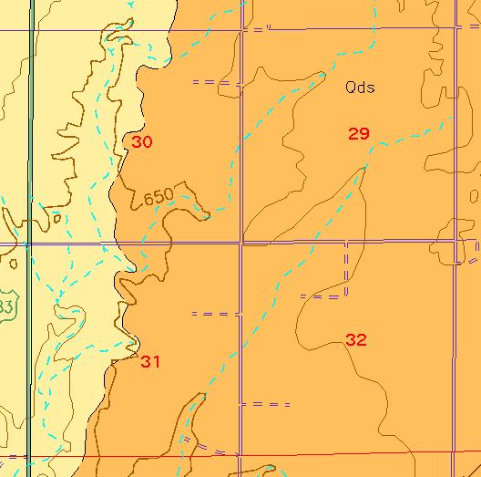 small geologic map