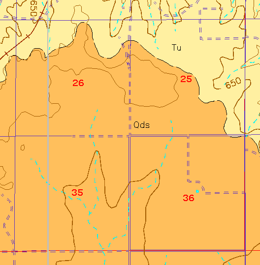 small geologic map