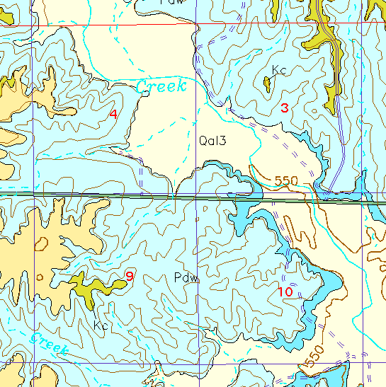 small geologic map
