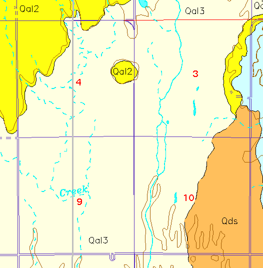 small geologic map