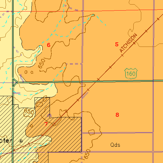 small geologic map