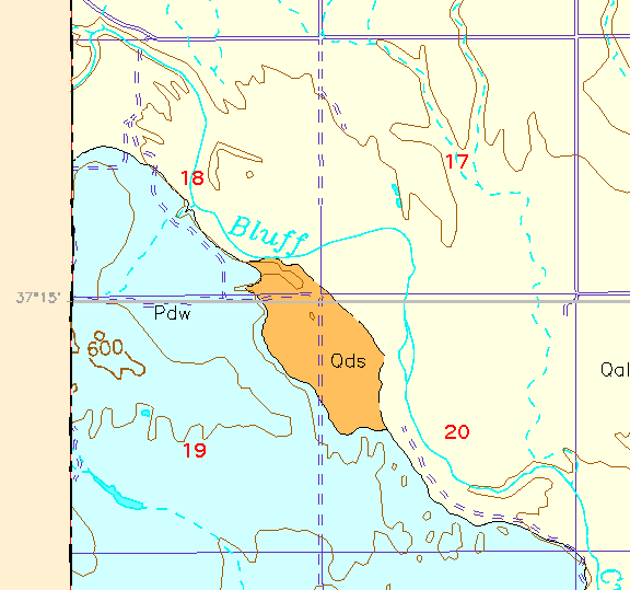 small geologic map