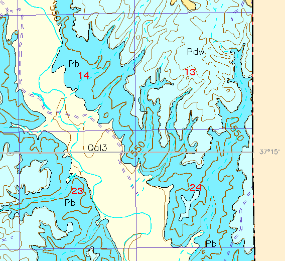 small geologic map