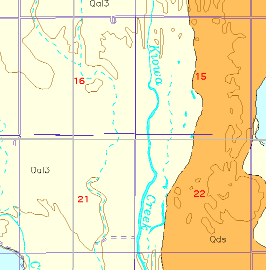 small geologic map