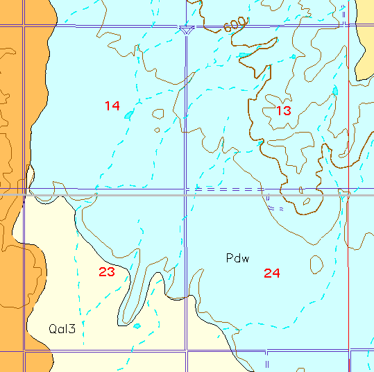 small geologic map