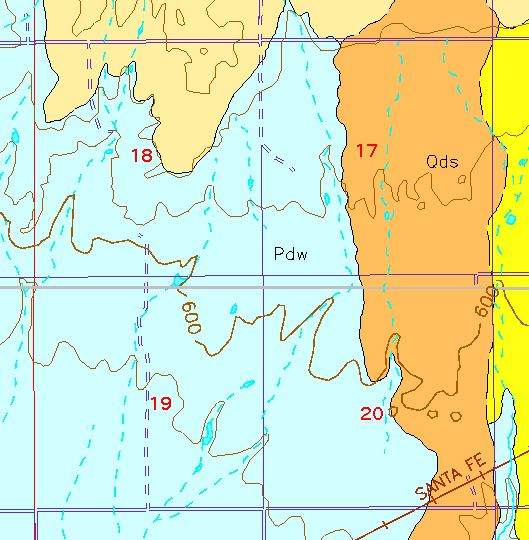 small geologic map