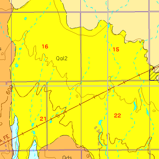 small geologic map