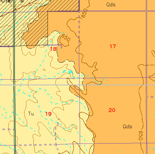 small geologic map