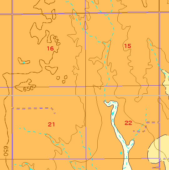 small geologic map