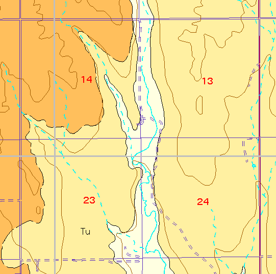 small geologic map
