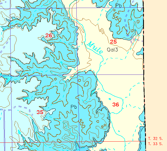 small geologic map