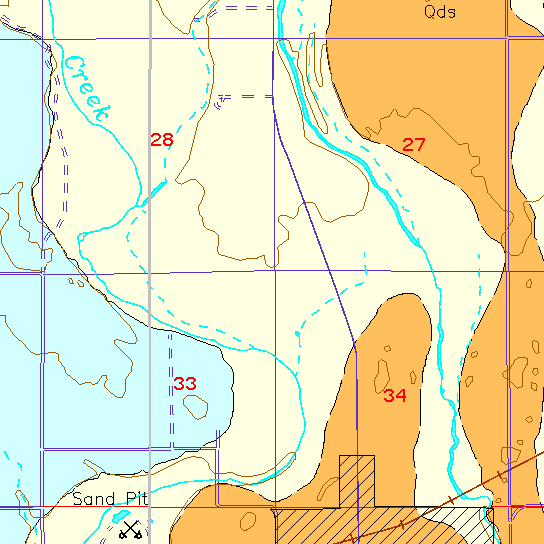 small geologic map