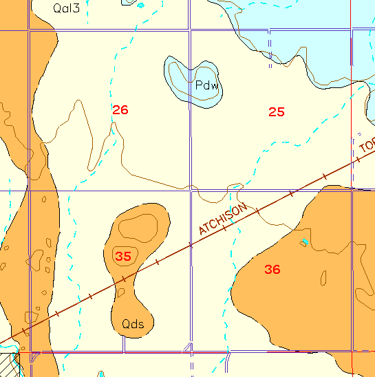 small geologic map