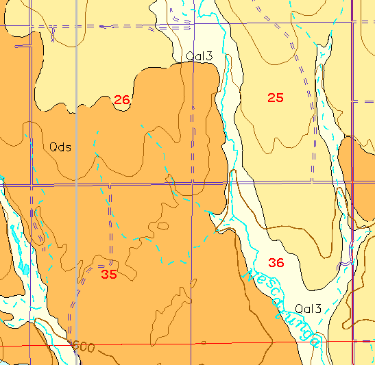 small geologic map