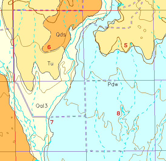 small geologic map