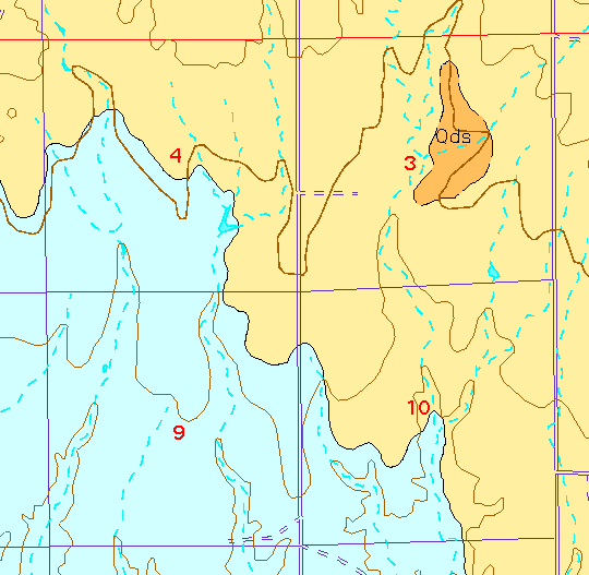 small geologic map