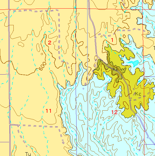 small geologic map