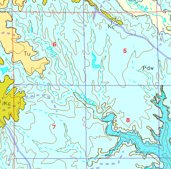 small geologic map