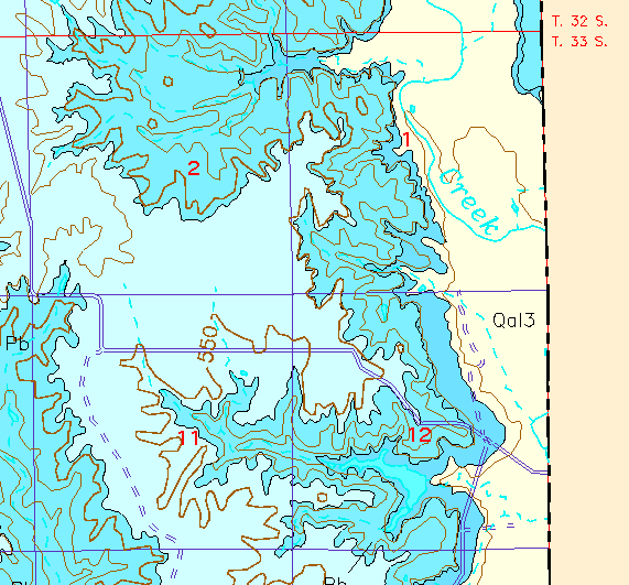 small geologic map