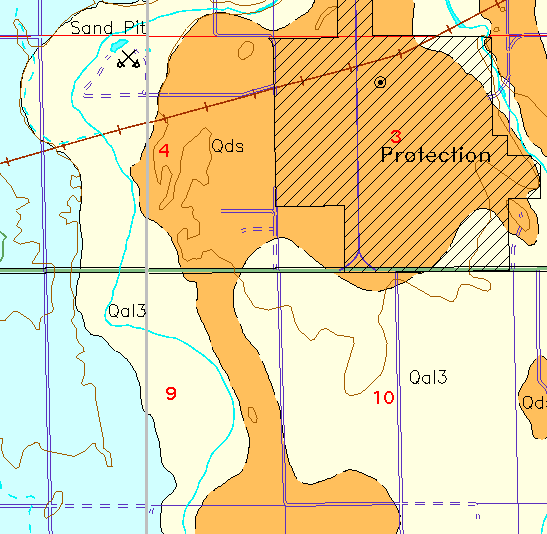 small geologic map