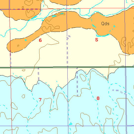 small geologic map