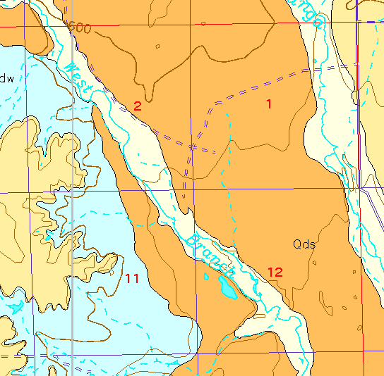 small geologic map