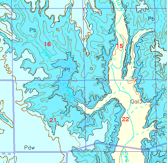 small geologic map