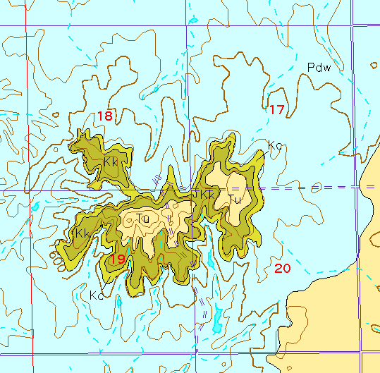small geologic map