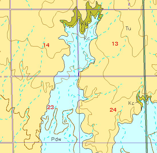 small geologic map