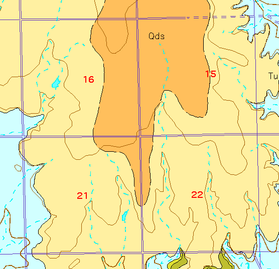 small geologic map