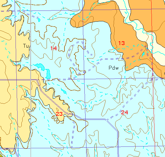 small geologic map