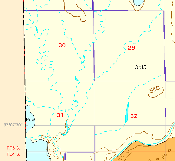 small geologic map