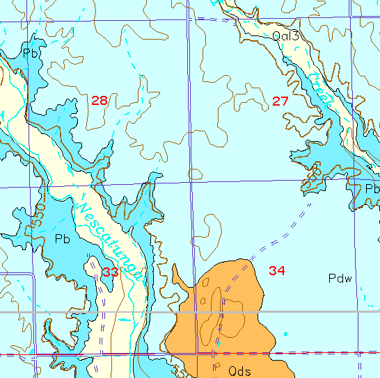small geologic map